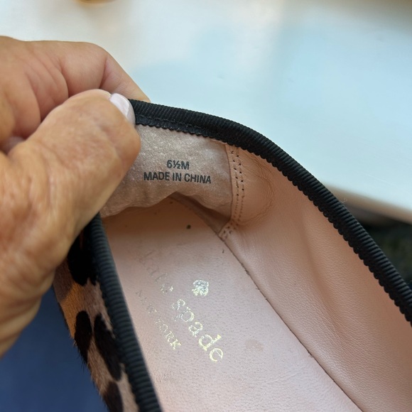 Kate spade faux leopard ballet flats - Picture 5 of 5
